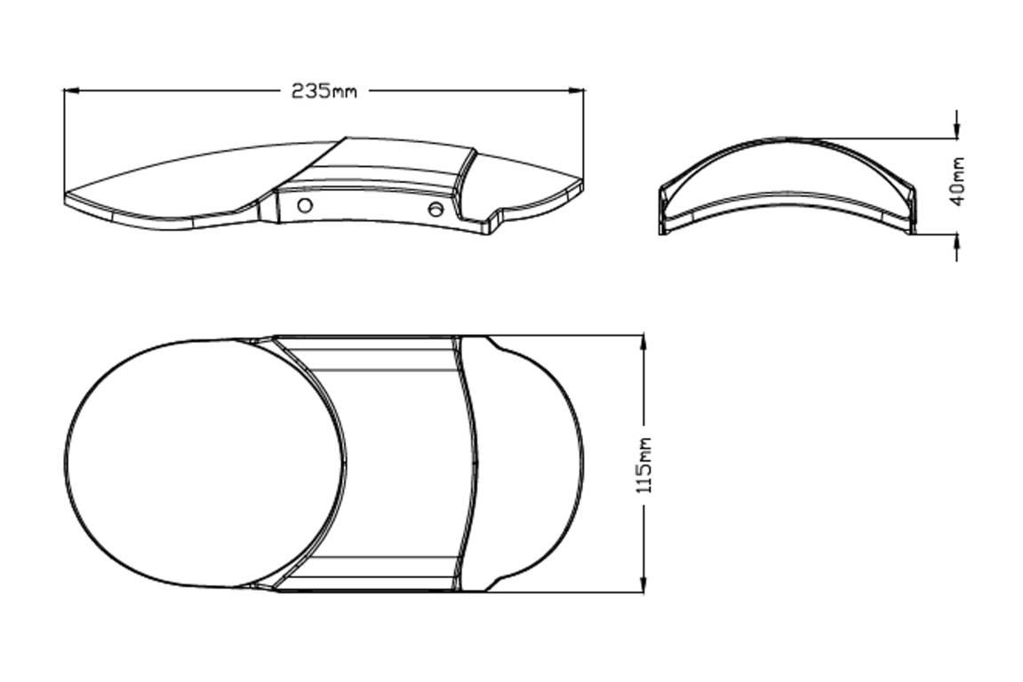 Błotnik Przedni Puig Z Frezowanego Aluminium Do Kawasaki Vulcan S 15-21 Cza