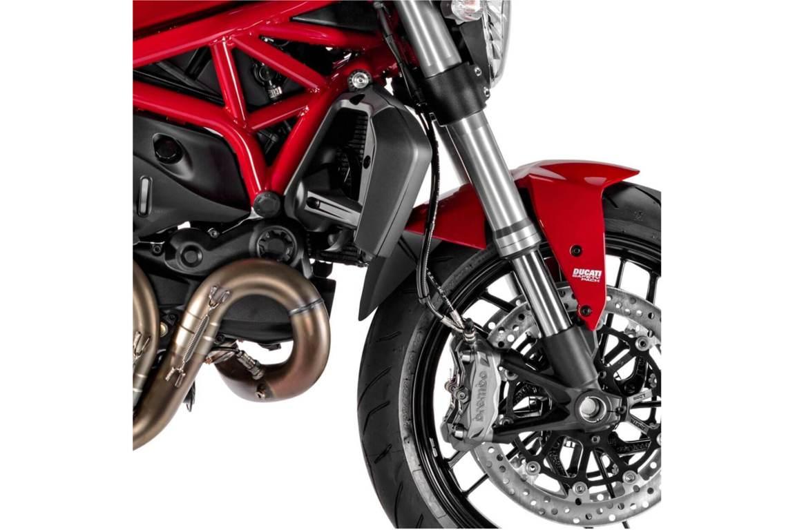 Przedłużenie Błotnika Puig Do Ducati Monster 1200 14-21 Przedni Czarne - zdjęcie 2