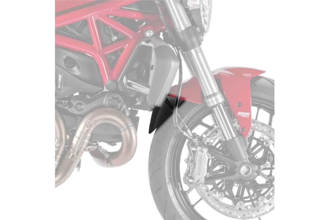 Przedłużenie Błotnika Puig Do Ducati Monster 1200 14-21 Przedni Czarne - zdjęcie 3