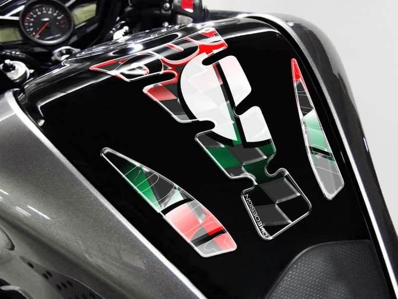 Tankpad Puig Wings Wzór Ducati Czerwony | 4719R - zdjęcie 2