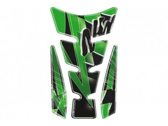 Tankpad Puig Wings Wzór Kawasaki Ninja Zielony