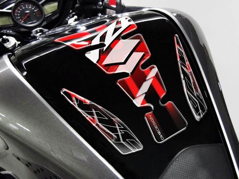 Tankpad Puig Wings Wzór Yamaha Yzf Czerwony - zdjęcie 2