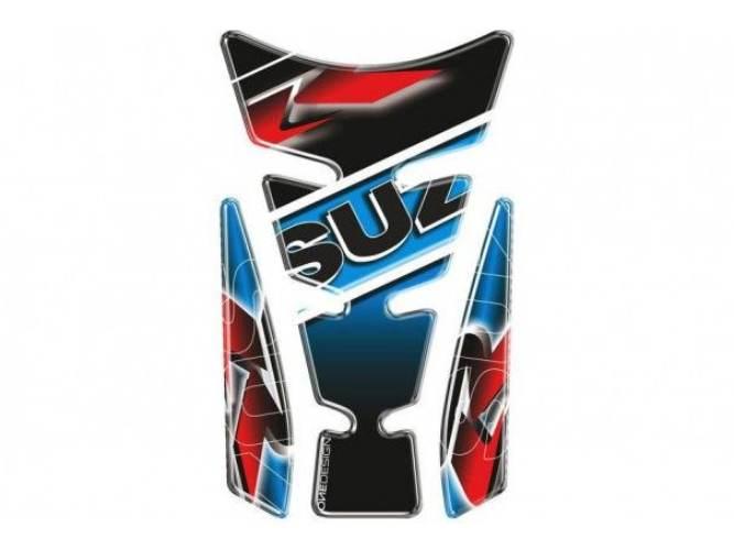 Tankpad Puig Wings Wzór Suzuki Niebieski
