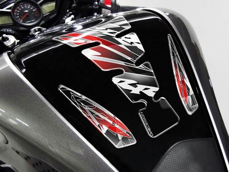 Tankpad Puig Wings Wzór Honda Cbr Srebrny - zdjęcie 2
