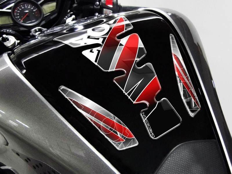 Tankpad Puig Wings Wzór Honda Srebrny | 4785P - zdjęcie 2