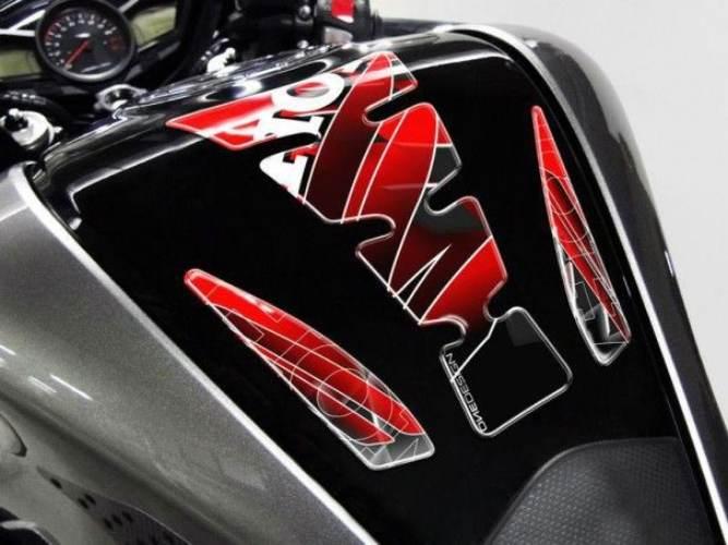 Tankpad Puig Wings Wzór Honda Czerwony | 4785R - zdjęcie 2