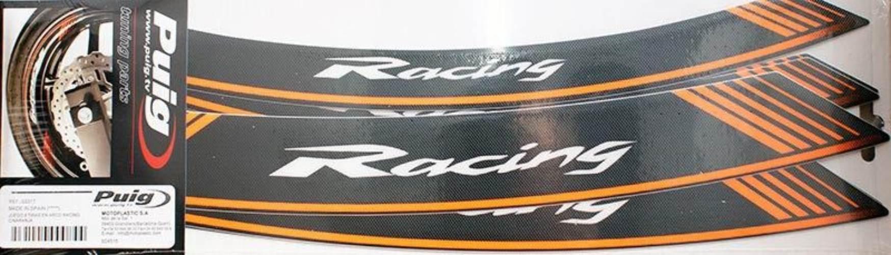 Paski Na Felgi Puig Uniwersalne Racing Pomarańczowe - zdjęcie 2