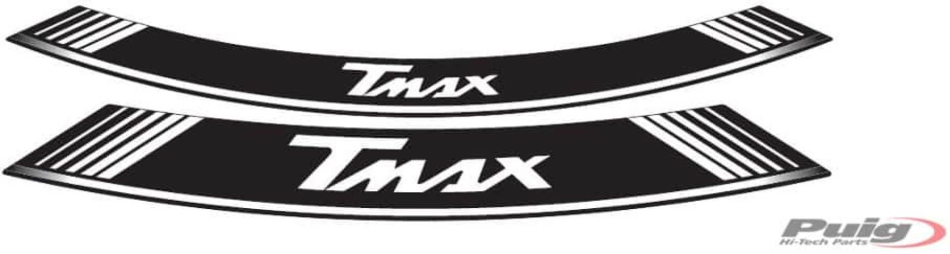 Paski Na Felgi Puig Uniwersalne Logo T-Max Białe