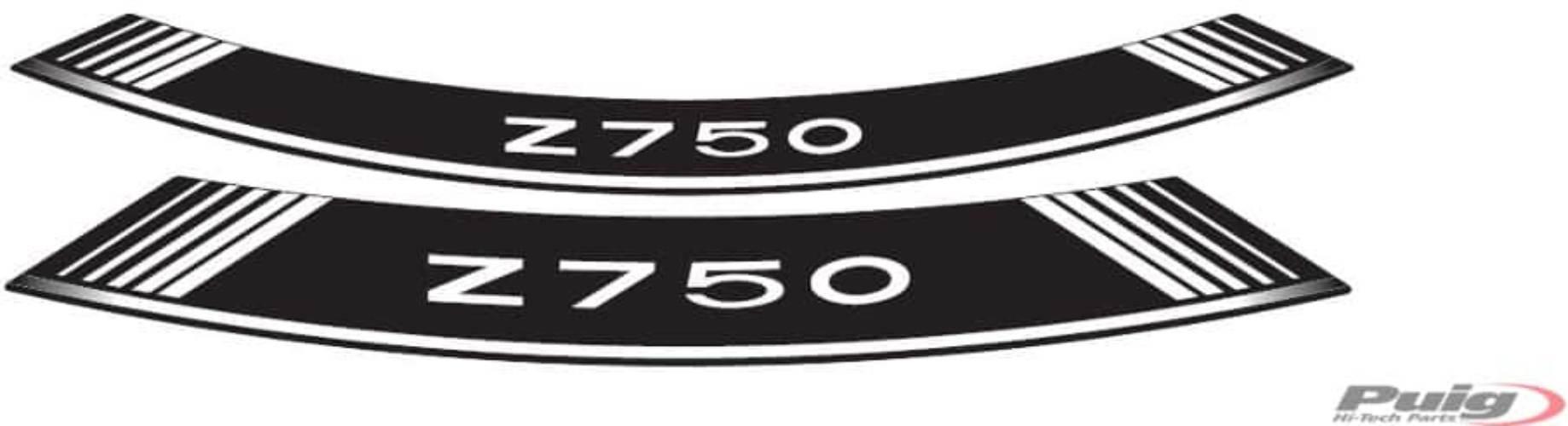 Paski Na Felgi Puig Do Kawasaki Z750 Logo Z750 04-12 Białe