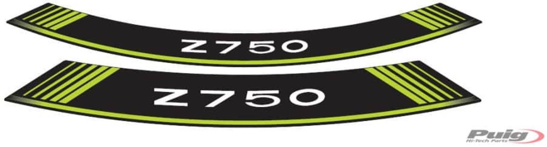 Paski Na Felgi Puig Do Kawasaki Z750 Logo Z750 04-12 Zielone