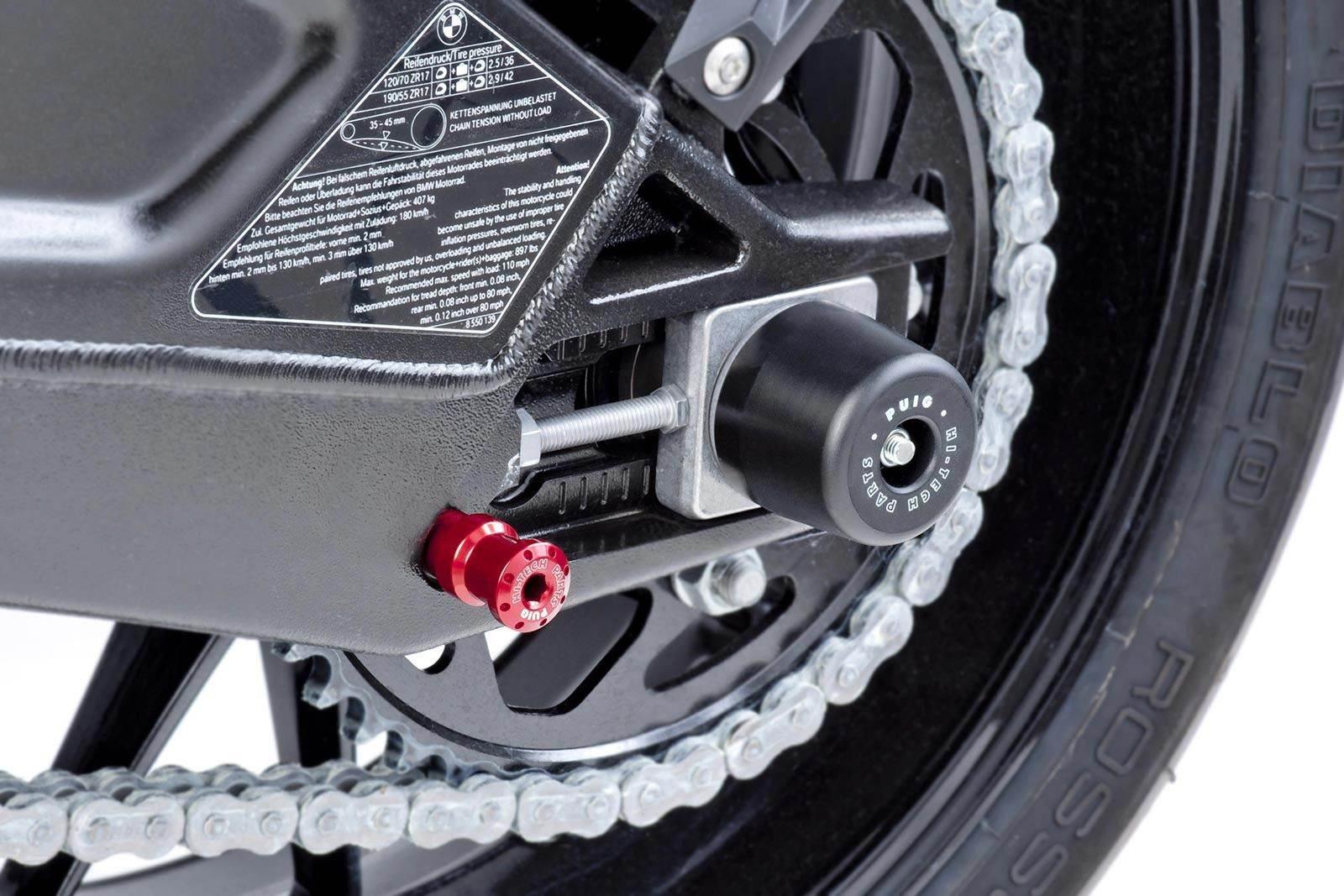 Rolki Wahacza Puig M8 Bmw S1000 Honda Kawasaki Suzuki Czerwone - zdjęcie 2