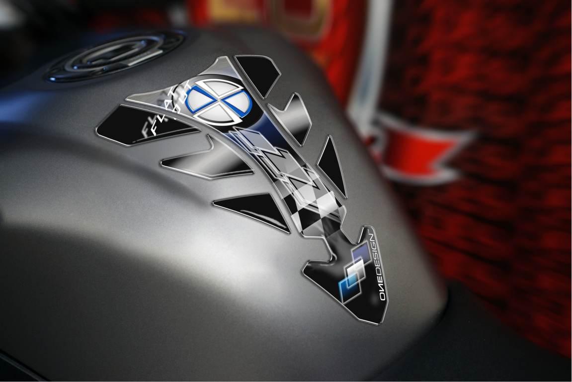 Tankpad Puig Future Do Motocykli Bmw Srebrny - zdjęcie 2