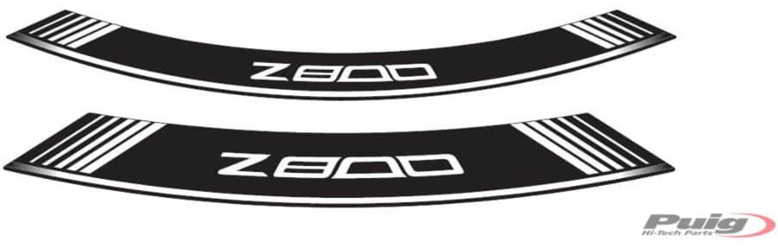 Paski Na Felgi Puig Do Kawasaki Z800 13-21 Białe