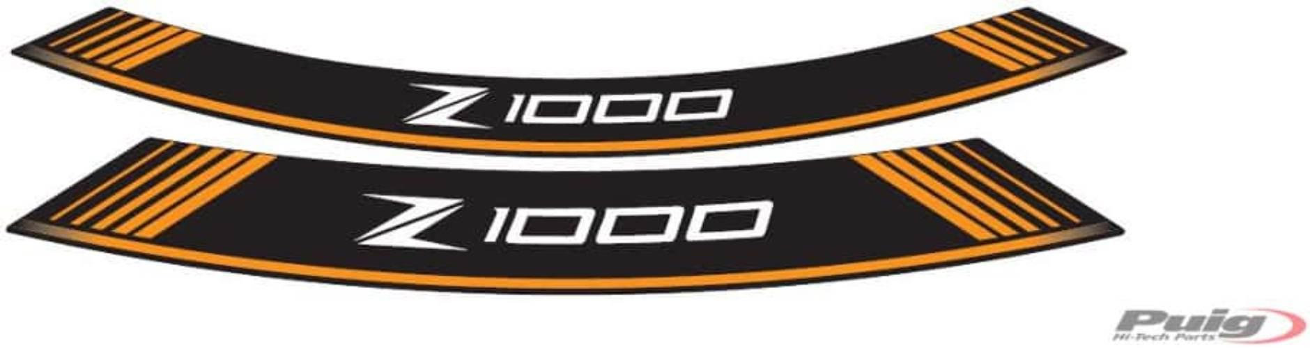 Paski Na Felgi Puig Do Kawasaki Z1000 Pomarańczowe