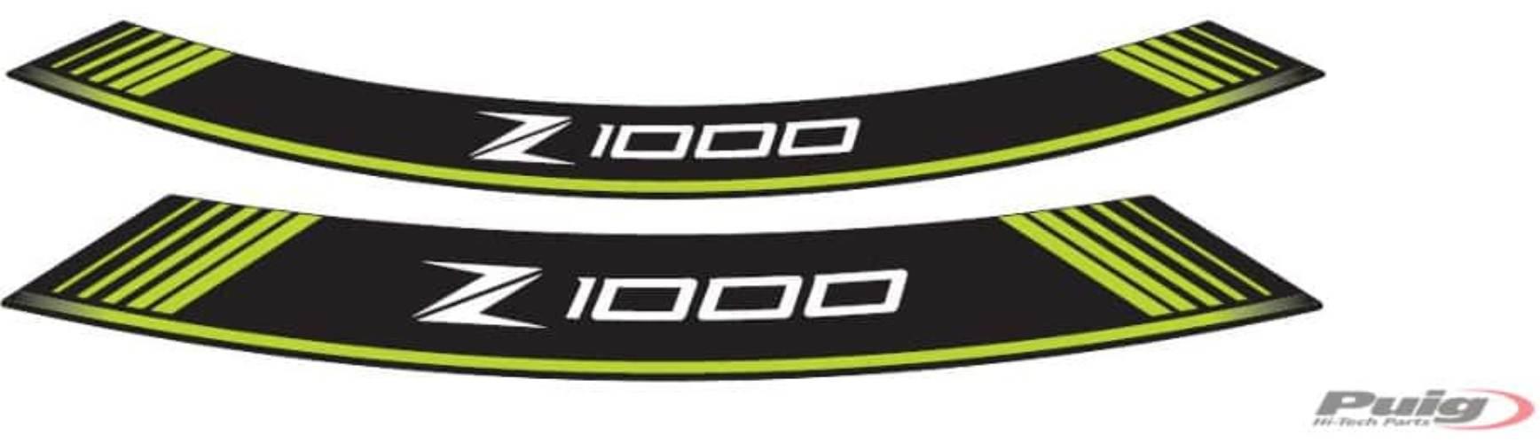 Paski Na Felgi Puig Do Kawasaki Z1000 Zielone