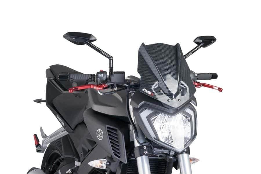 Szyba Owiewka Puig Do Yamaha Mt-125 14-19 Carbon
