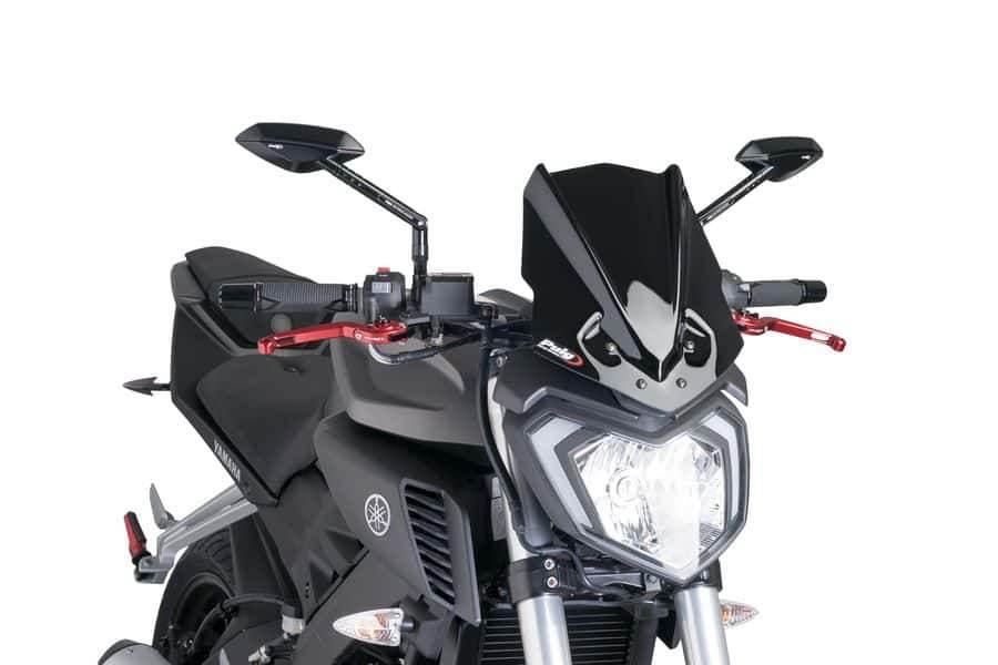 Szyba Owiewka Puig Do Yamaha Mt-125 14-19 Czarna