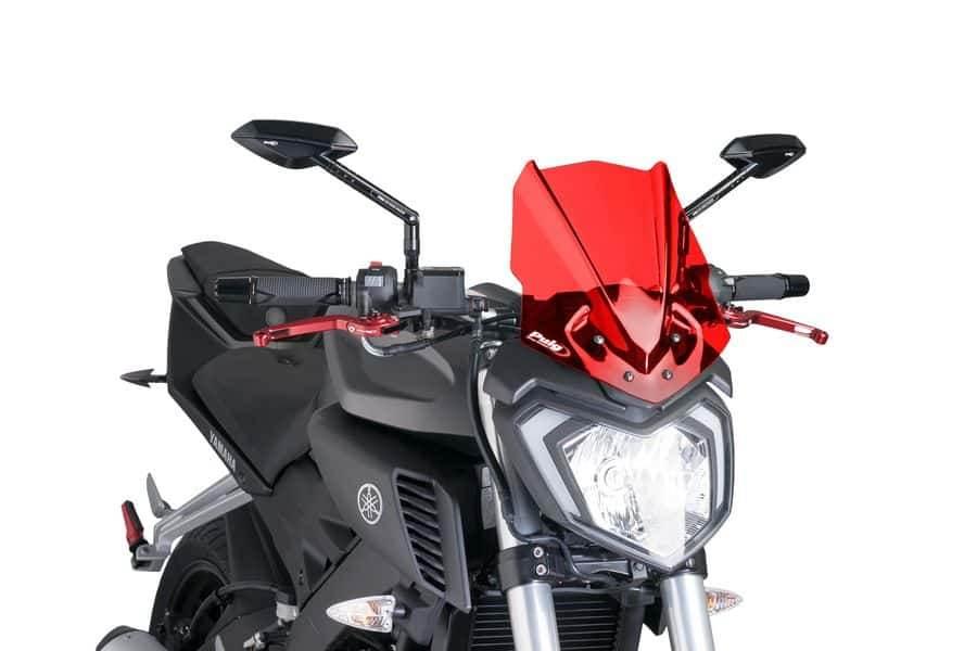 Szyba Owiewka Puig Do Yamaha Mt-125 14-19 Czerwona