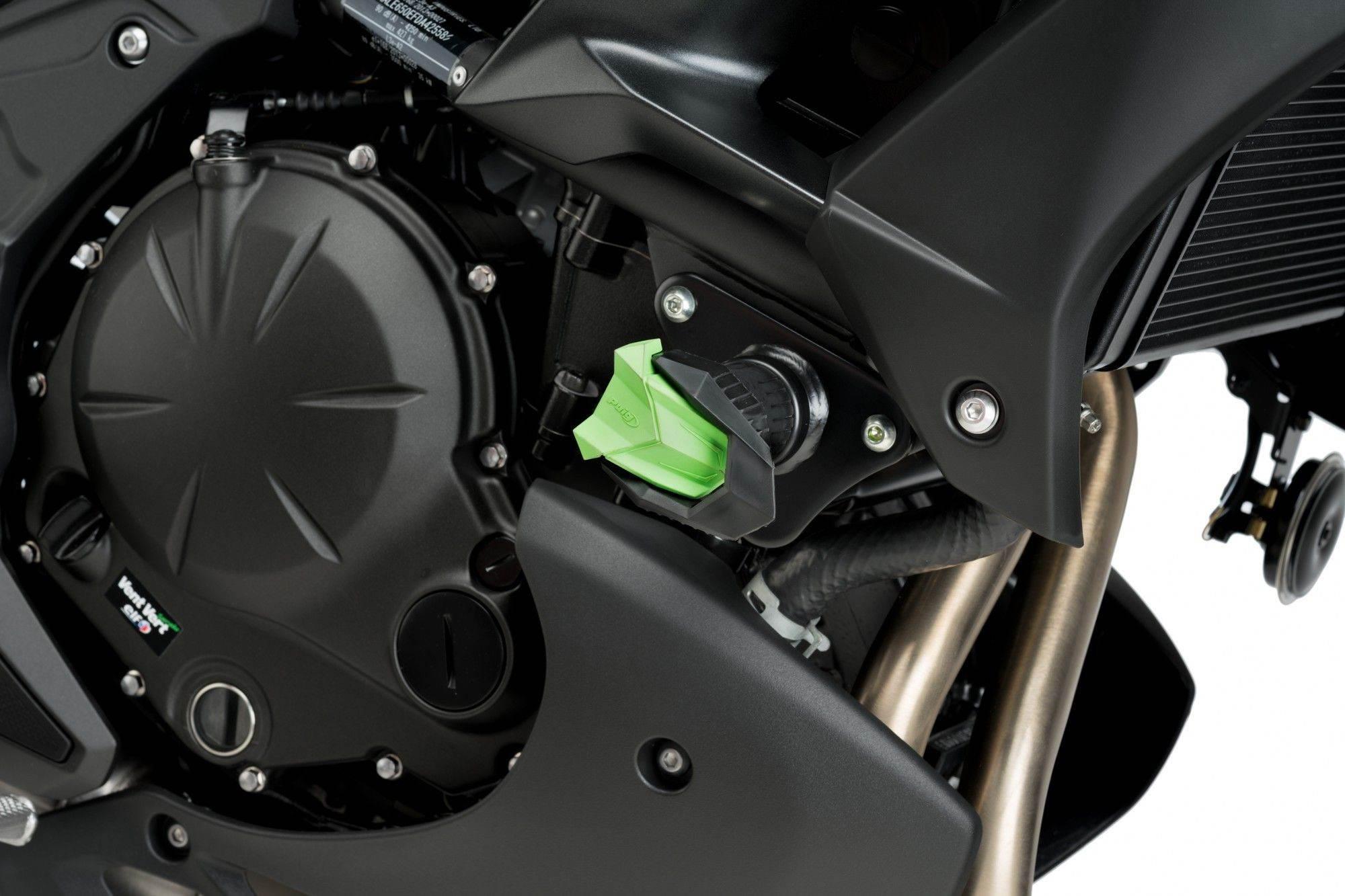 Crash Pady Puig Do Kawasaki Versys 650 15-21 Czarne - zdjęcie 2