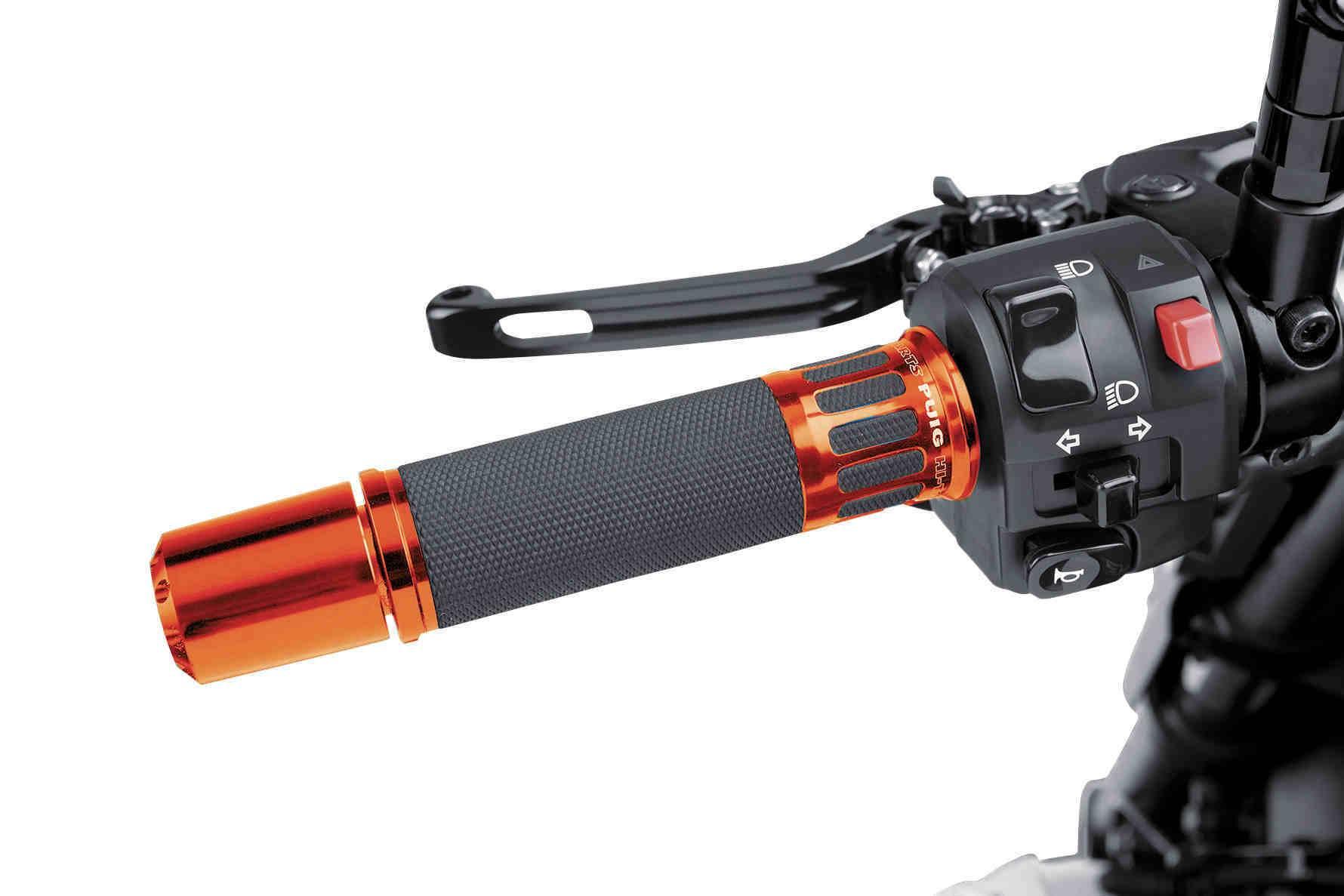 Manetki Gripy Hi-Tech Racing 123mm Puig Pomarańczowe