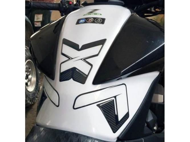 Tankpad Puig Extreme Do Kawasaki Z800 13-16 Trzyczęściowy Carbon - zdjęcie 2