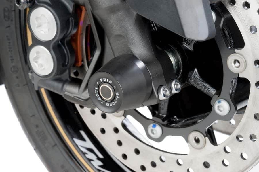 Protektory Osi Koła Puig Do Kawasaki Zx10r 06-07 Przód Czarne