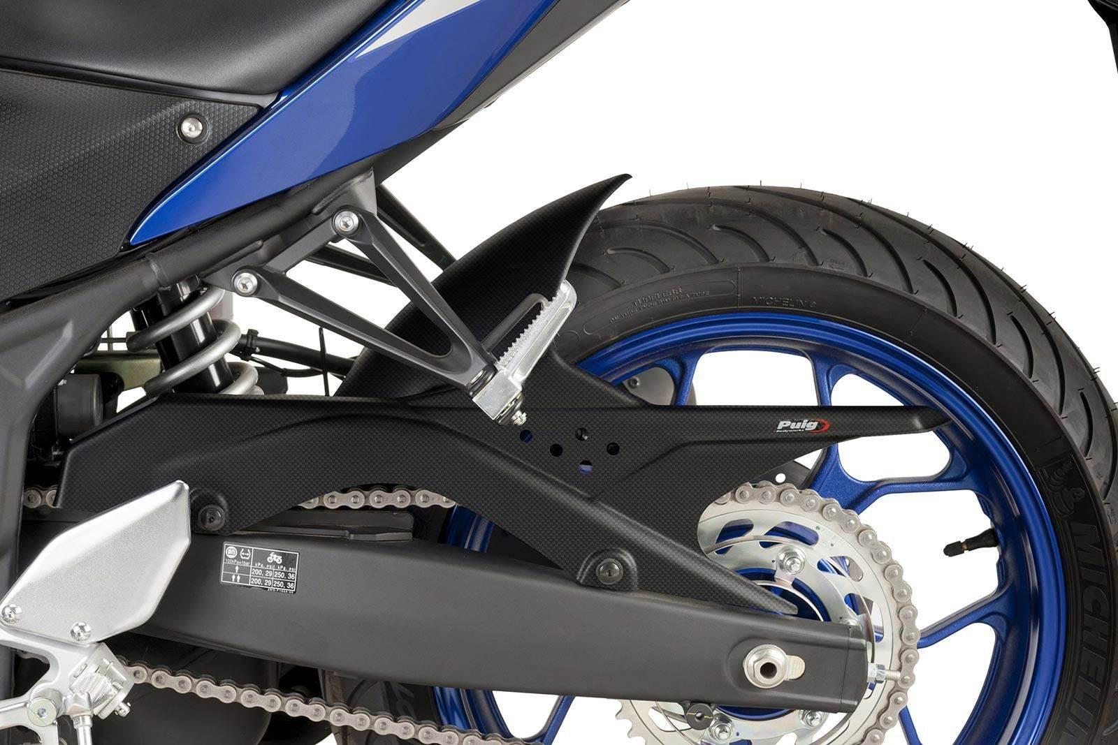 Błotnik Tylny Puig Do Yamaha Mt-03 R3 15-22 Czarny Mat
