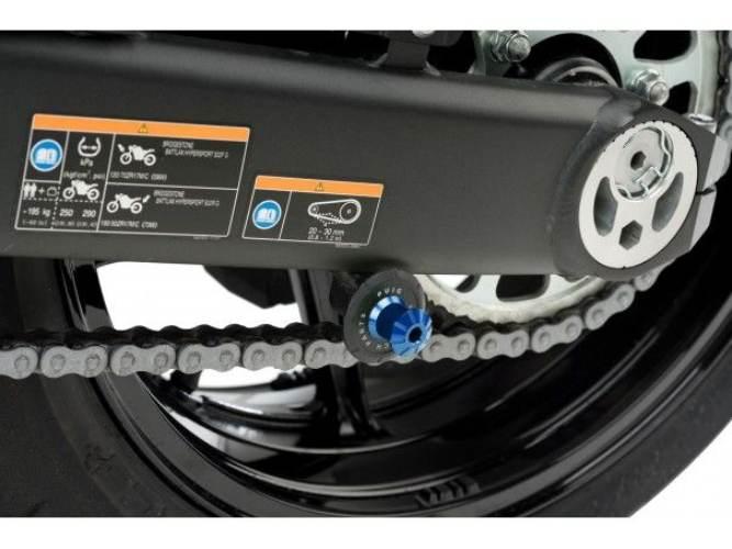 Rolki Wahacza Puig M8 Pro Bmw S1000 Honda Kawasaki Suzuki Niebieskie - zdjęcie 2