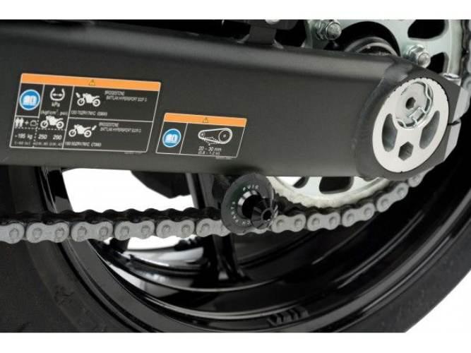 Rolki Wahacza Puig M8 Pro Bmw S1000 Honda Kawasaki Suzuki Czarne - zdjęcie 2