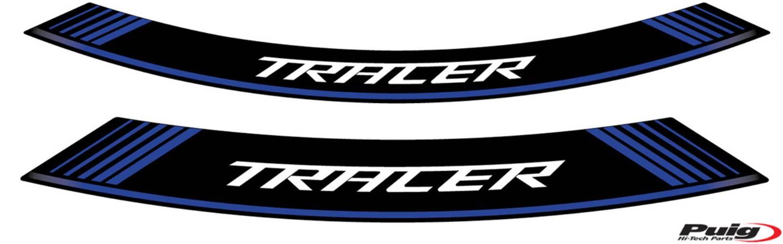 Paski Na Felgi Puig Do Yamaha Mt-07 Logo Tracer Niebieskie
