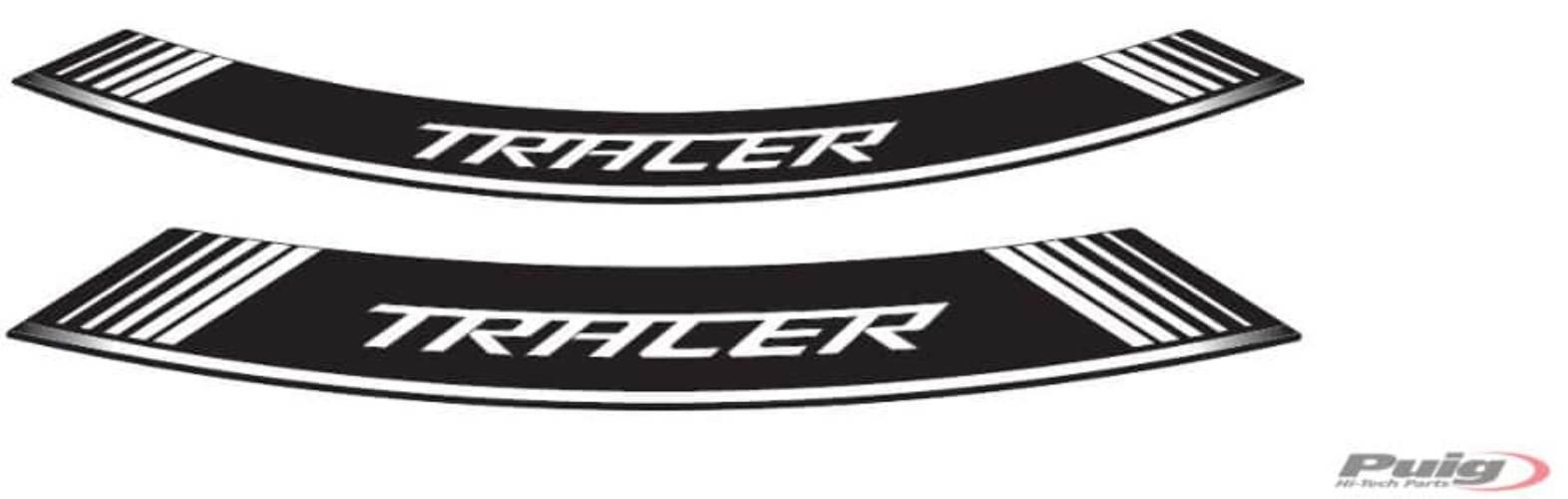 Paski Na Felgi Puig Do Yamaha Mt-07 Logo Tracer Białe