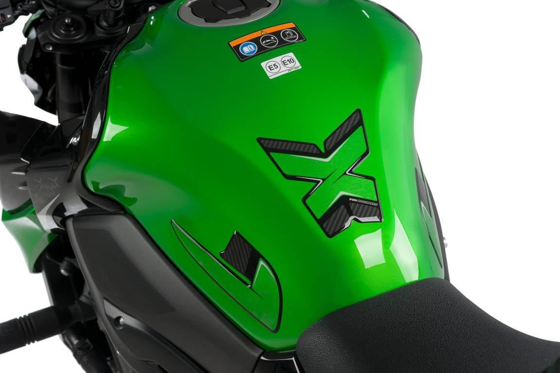 Tankpad Puig Extreme Do Kawasaki Z900 17-22 Trzyczęściowy Carbon