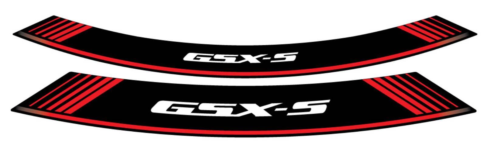 Paski Na Felgi Puig Do Suzuki Gsx Czerwone