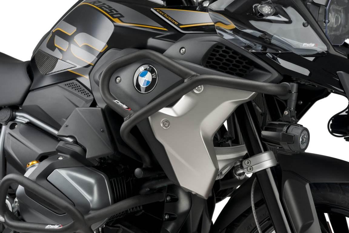 Gmol Crashbar Puig Do Bmw R1200gs R1250gs 17-22 Górne Owiewki Czarny