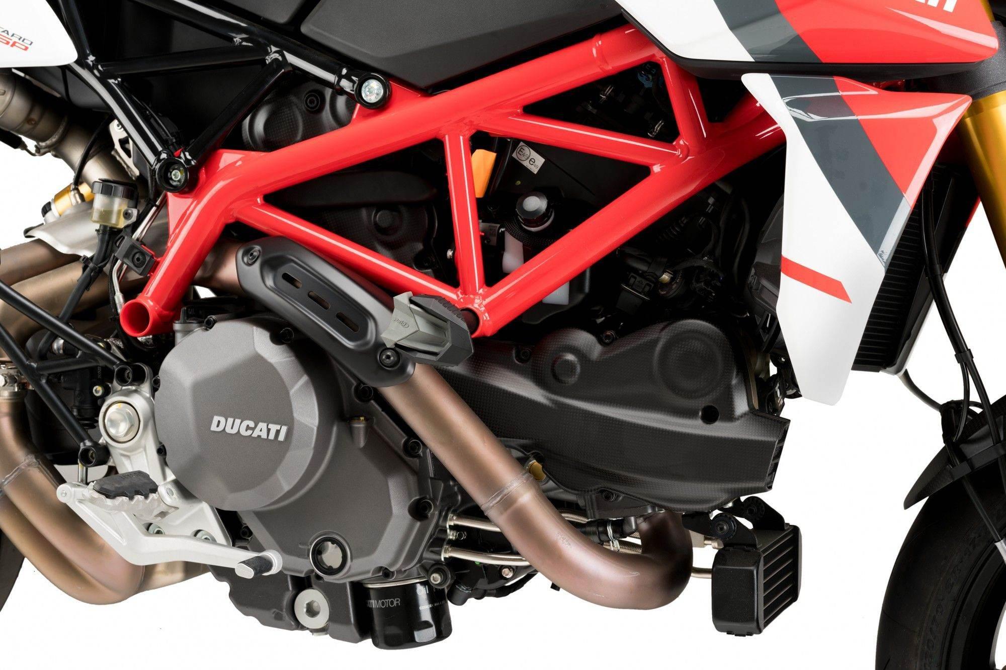 Crash Pady Puig Do Ducati Monster 797 17-20 Hypermorard 950 19-22 Czarne - zdjęcie 2