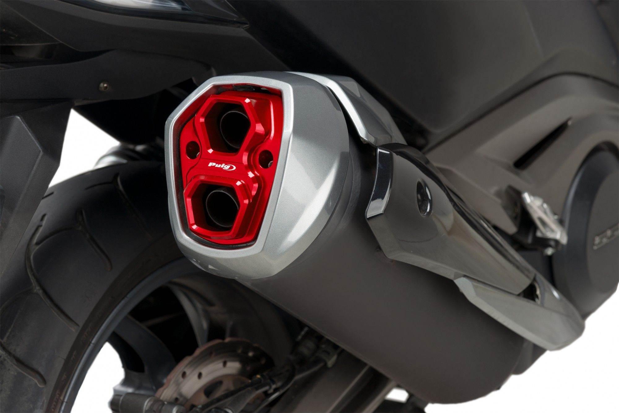 Końcówka Wydechu Puig Do Kymco Ak550 17-22 Czerwona