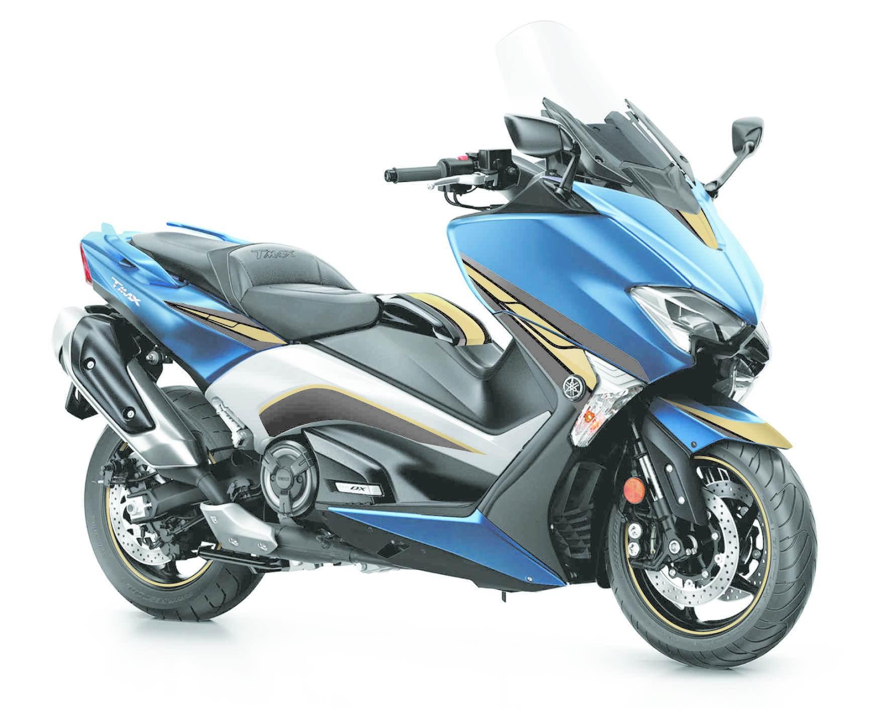 Zestaw Naklejek Puig Do Yamaha T-Max/Dx/Sx Niebieskie