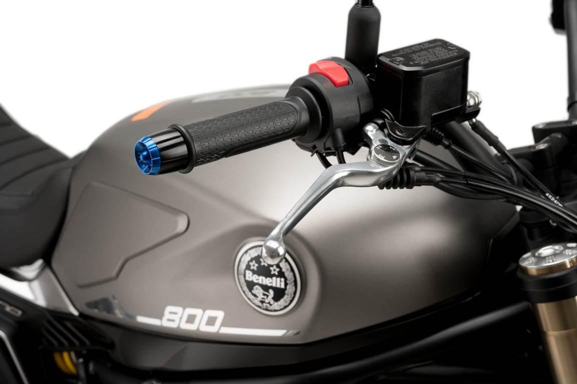 Ciężarki Końcówki Kierownicy Puig Podstawa Baza Czarna Model Thruster Do Benelli