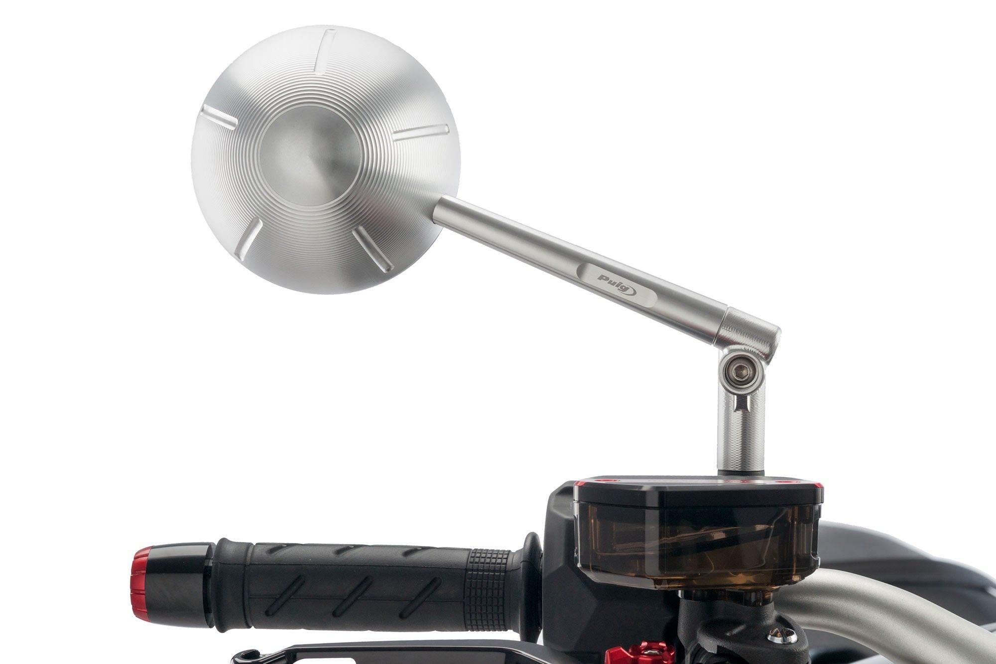 Lusterko Puig Hi-Tech Retro Lewe Aluminium