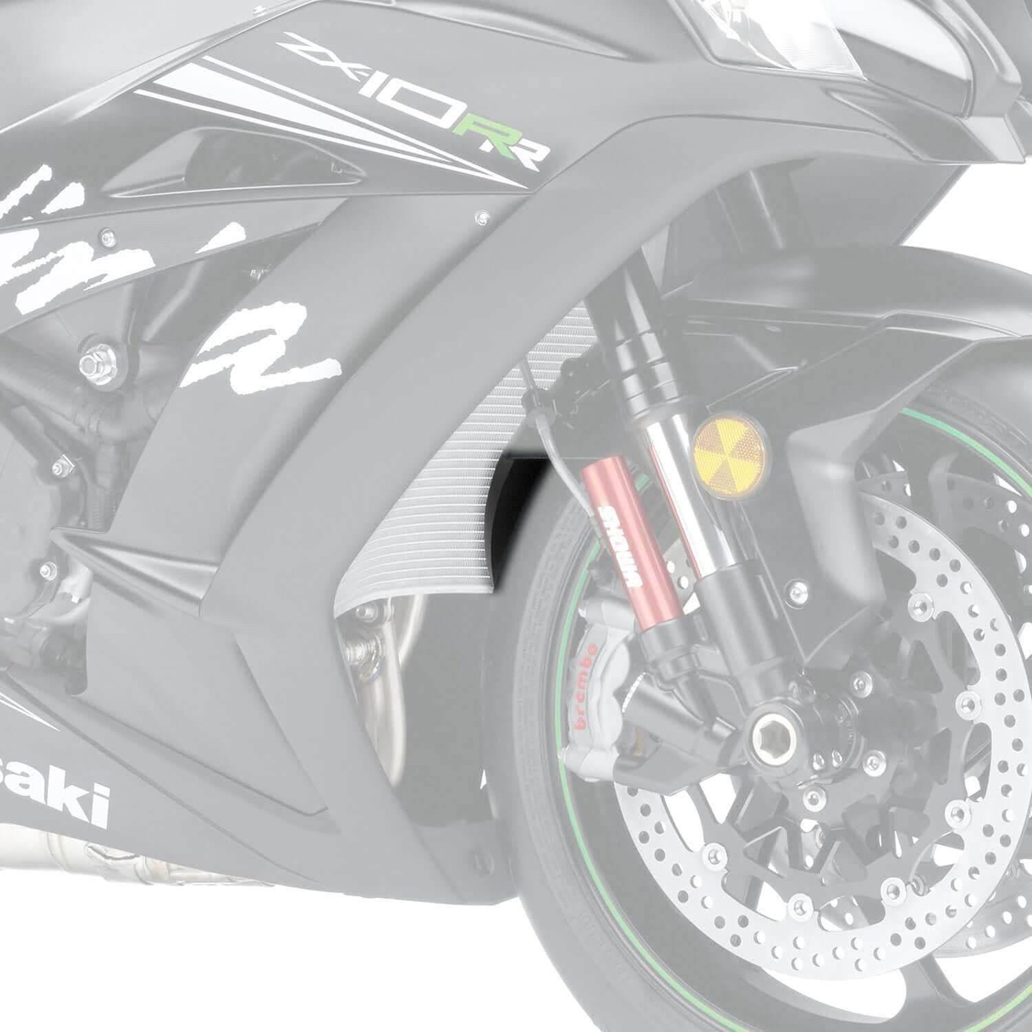 Przedłużenie Błotnika Do Kawasaki H2 Sx 18-21 Zx10r 17-20 Przednie Czarne