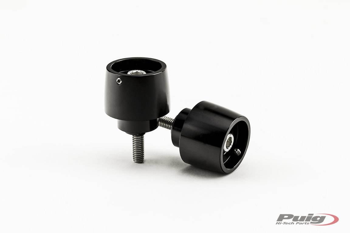 Ciężarki Końcówki Kierownicy Puig Podstawa Baza Czarna Model Thruster Do Kawasaki Ninja 650