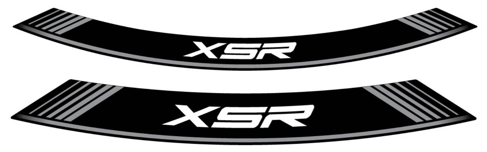 Paski Na Felgi Puig Do Yamaha Xsr900 Logo Sxr Srebrne