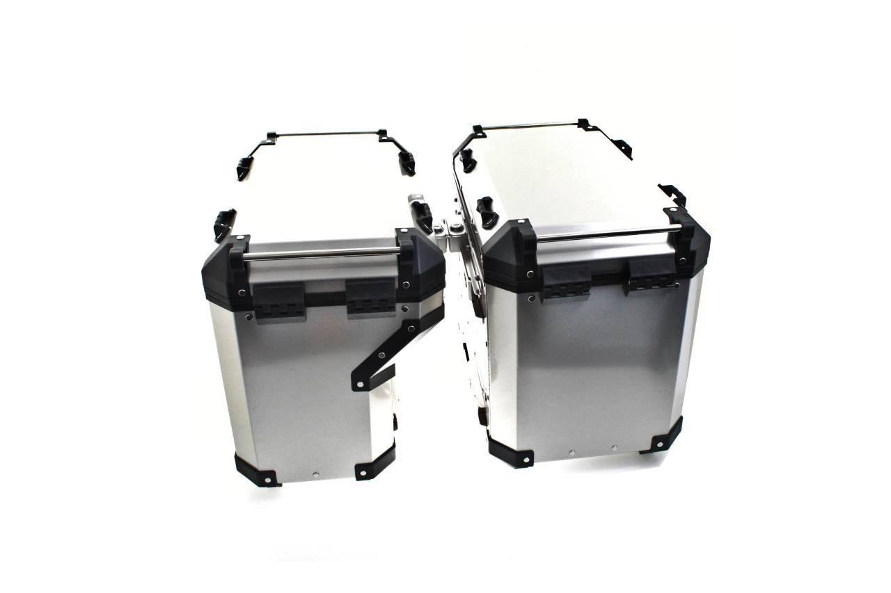 Zestaw 3 Kufrów Aluminiowych Benelli 502x Srebrne 160l - zdjęcie 5