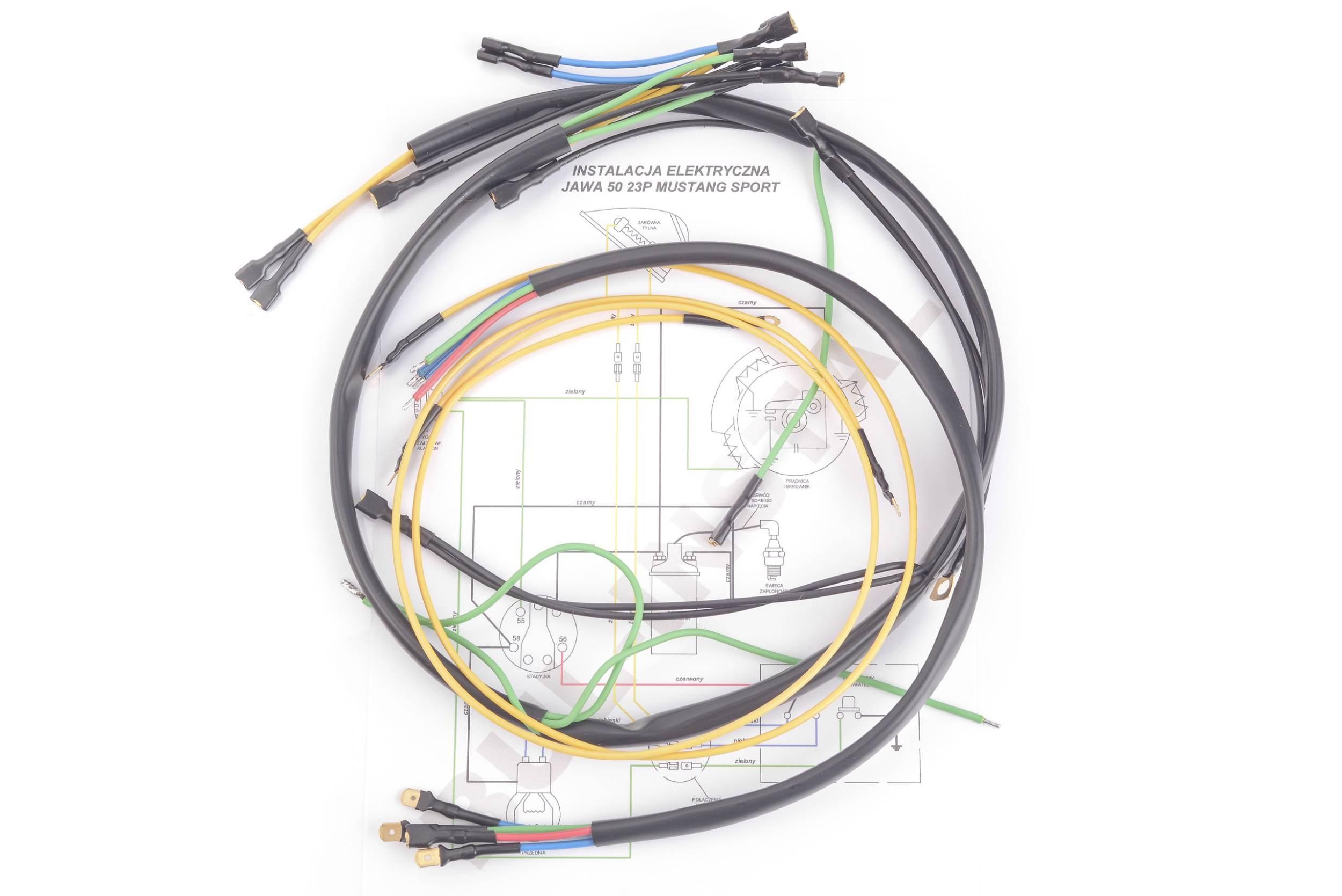 Instalacja Elektryczna Wiązka Jawa 23p Sport Mustang - zdjęcie 2