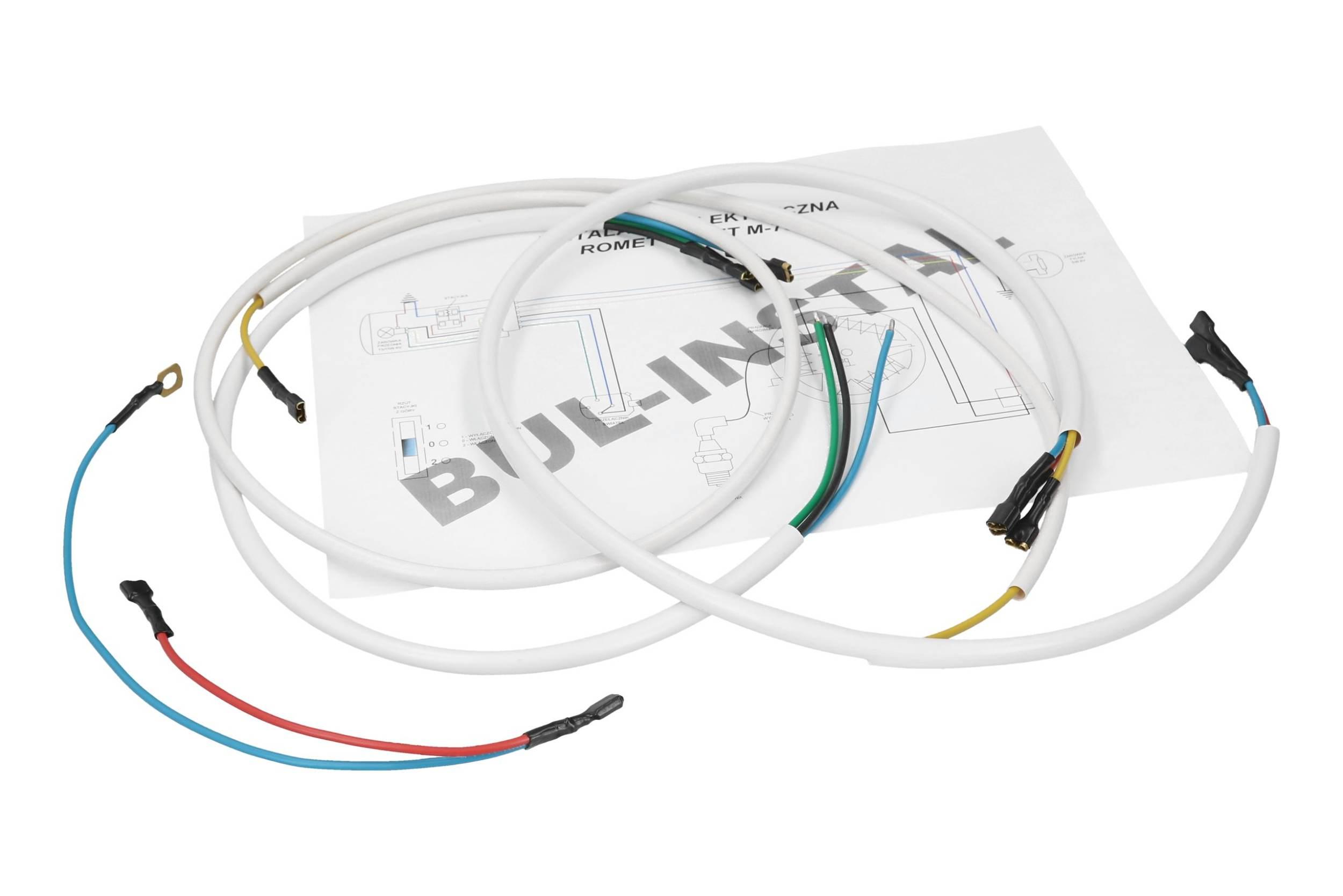 Instalacja Elektryczna Wiązka Romet Kadet M780 Biała - zdjęcie 3