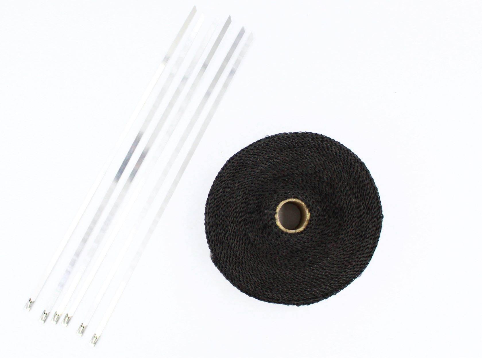 Taśma Termiczna Do Wydechu Bandaż 10m Czarna - zdjęcie 3