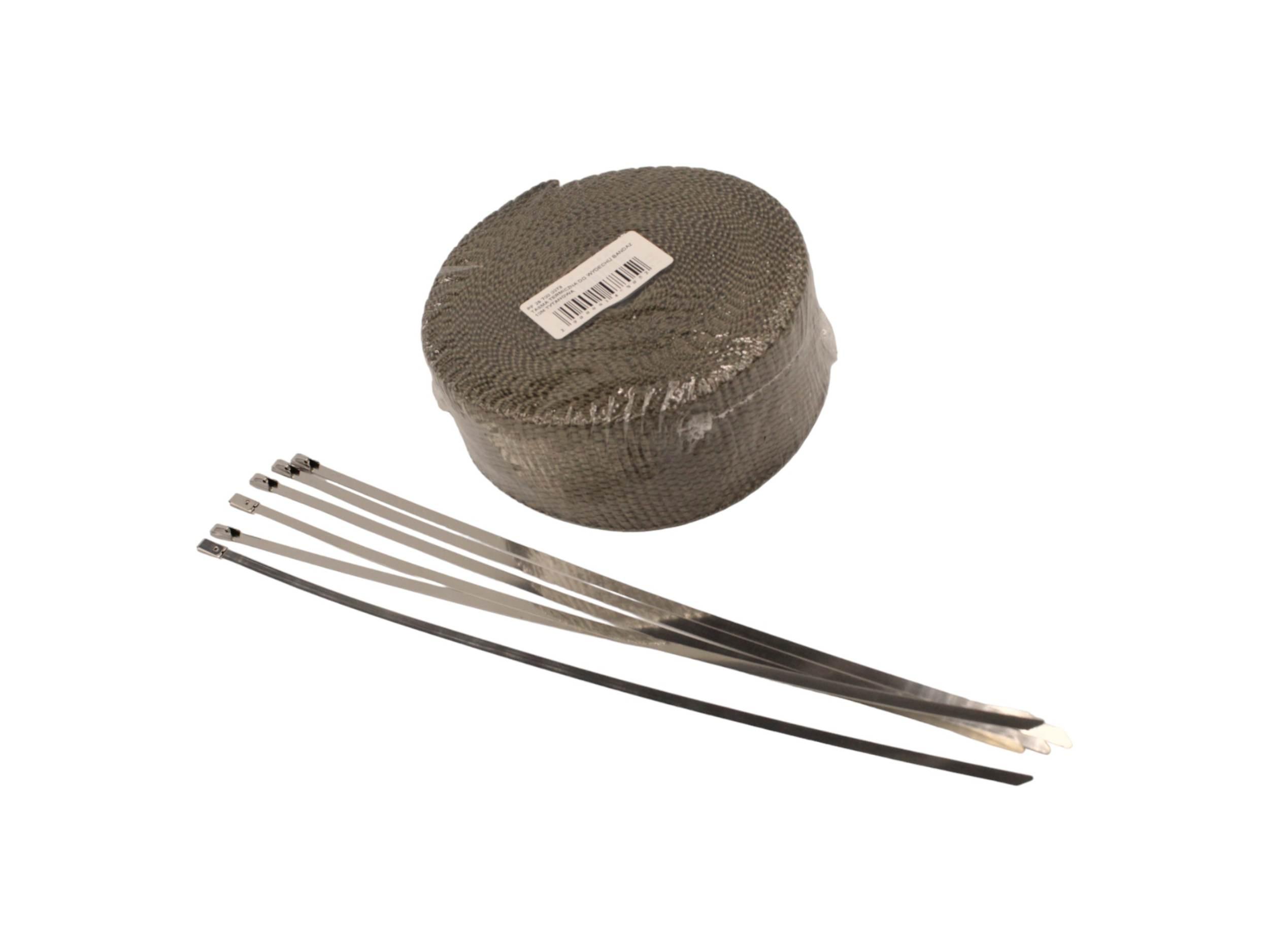 Taśma Termiczna Do Wydechu Bandaż 10m Tytanowa - zdjęcie 2