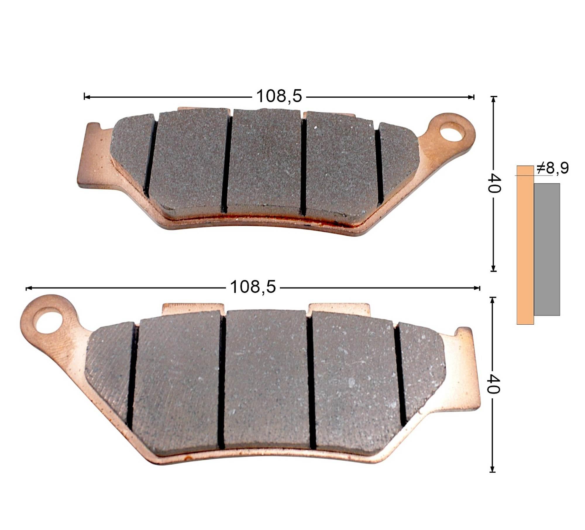 Klocki hamulcowe przednie benelli | R000000126000 - zdjęcie 3