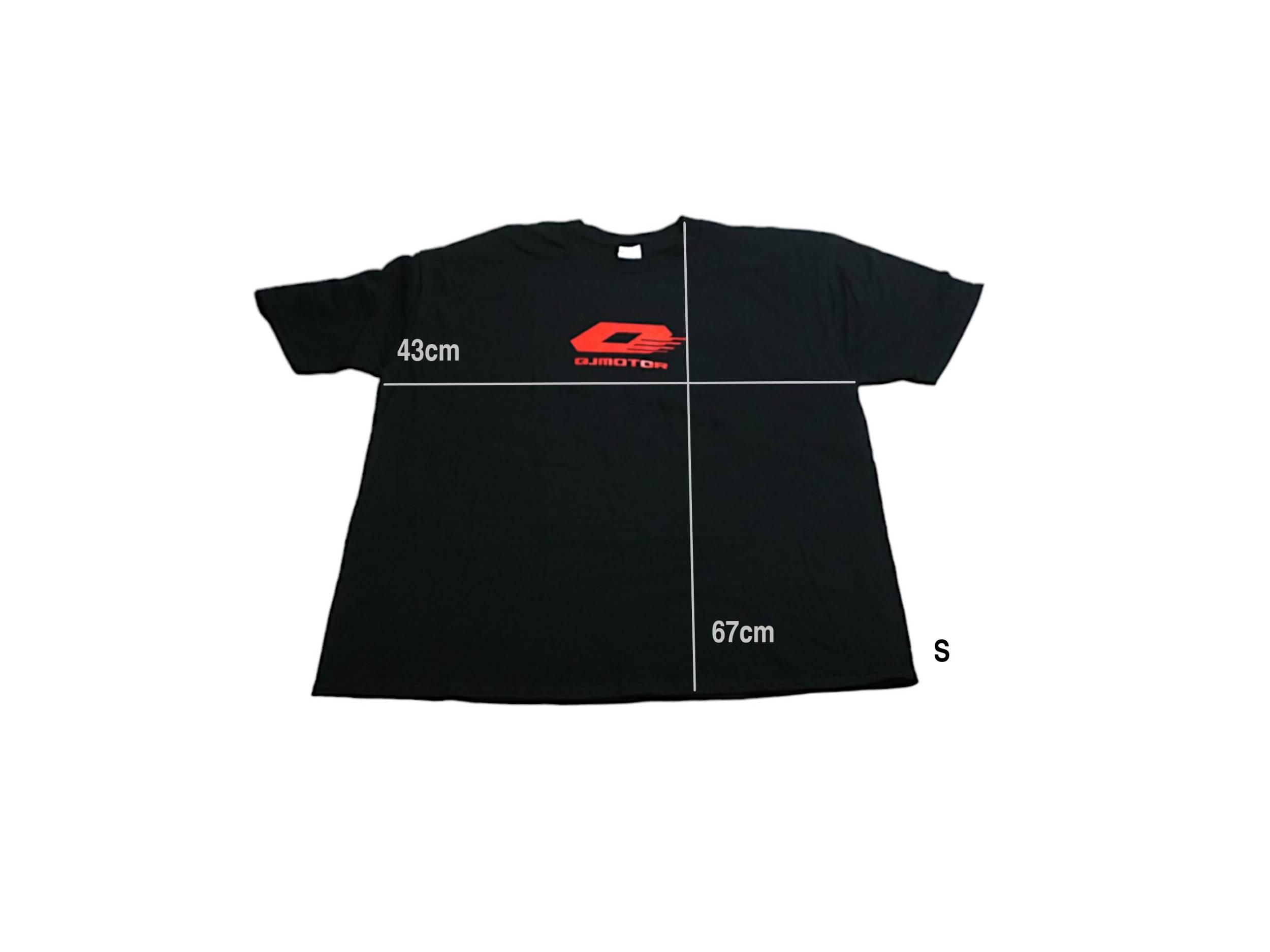 Koszulka Z Nadrukiem Qj Rozmiar S Czarna - zdjęcie 3