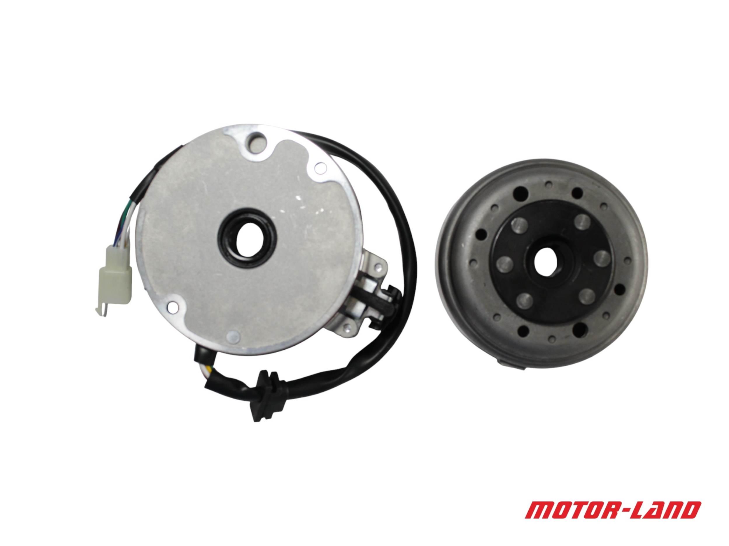 Stojan Alternatora Z Kołem Magnesowym Yx140 W063 Apollo Rxf Open - zdjęcie 3